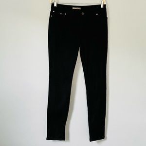 Garnet Hill Jeans Womens Black Organic Cotton Stretch Skinny Size 30